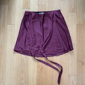 Abercrombie Satin Mini Skirt
